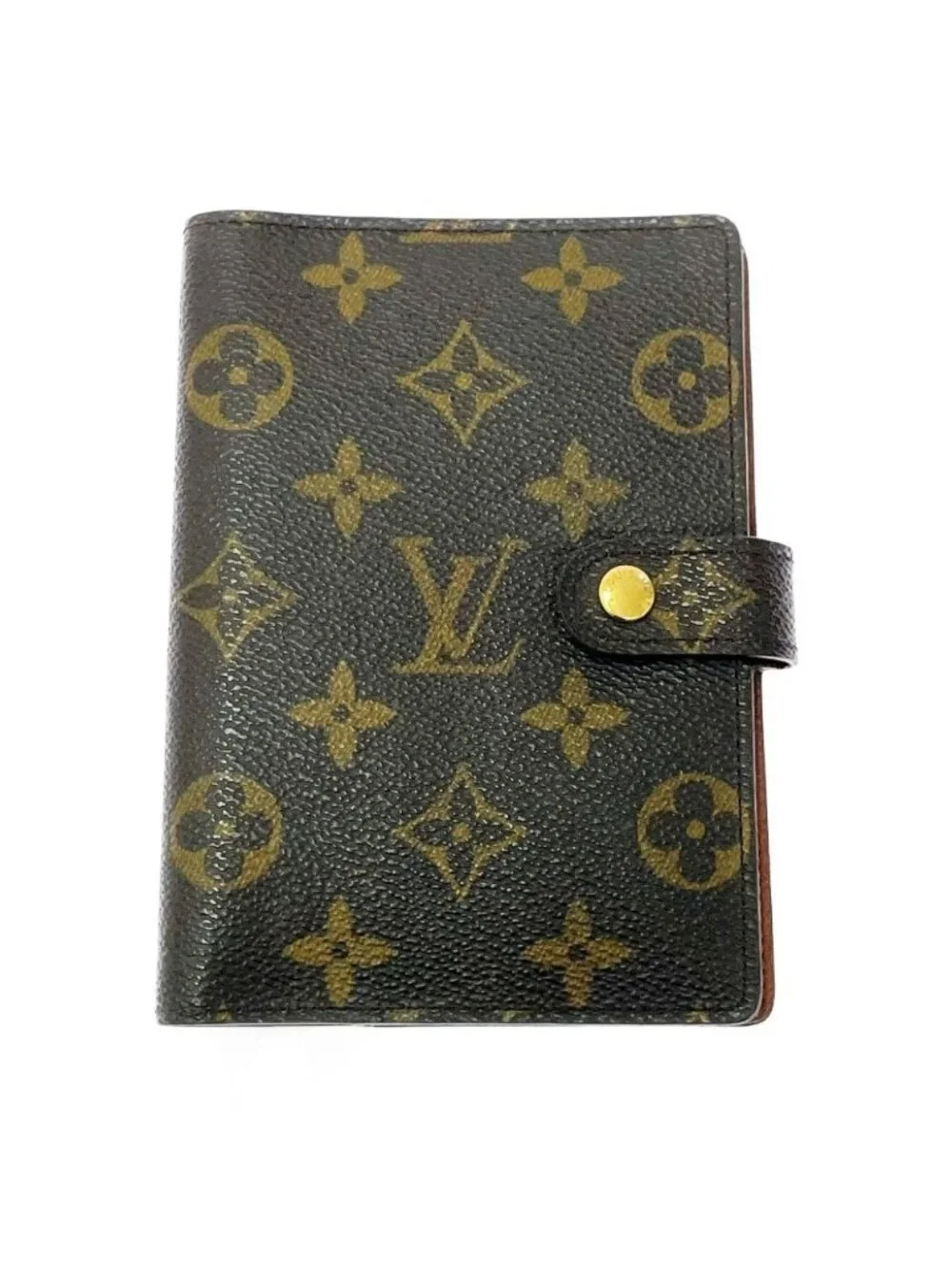Louis Vuitton Monogram Agenda PM Notebook Cover Brown